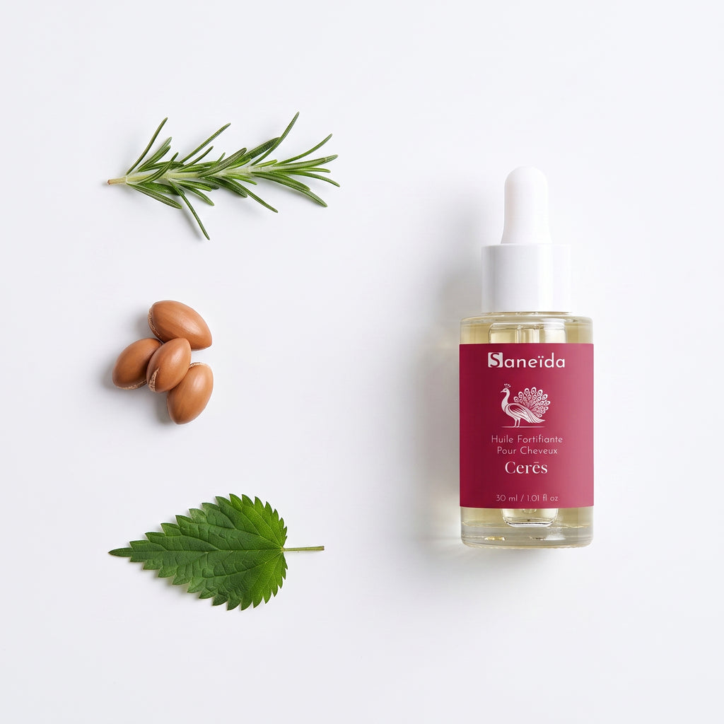 Huile Fortifiante Romarin et Menthe pour Cheveux & Cuir Chevelu, 30 ml